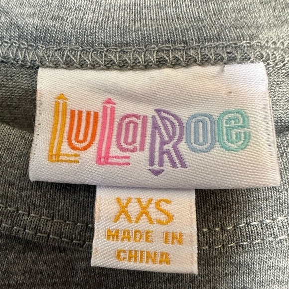 LulaRoe Randy Reglan Tee Size: XXS - Picture 3 of 6